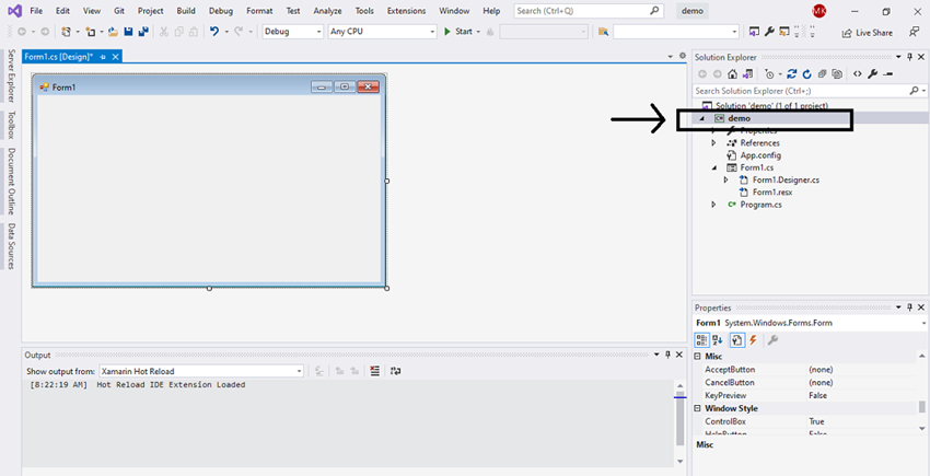 Adding Animated screen using windows forms